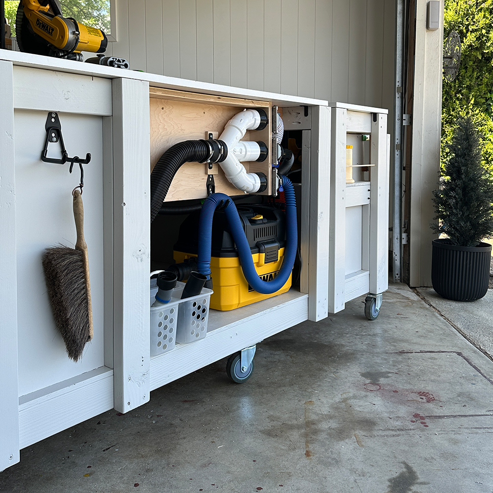 ADVANCED BUNDLE: 3-in-1 Mobile Workbench + Integrated Dust